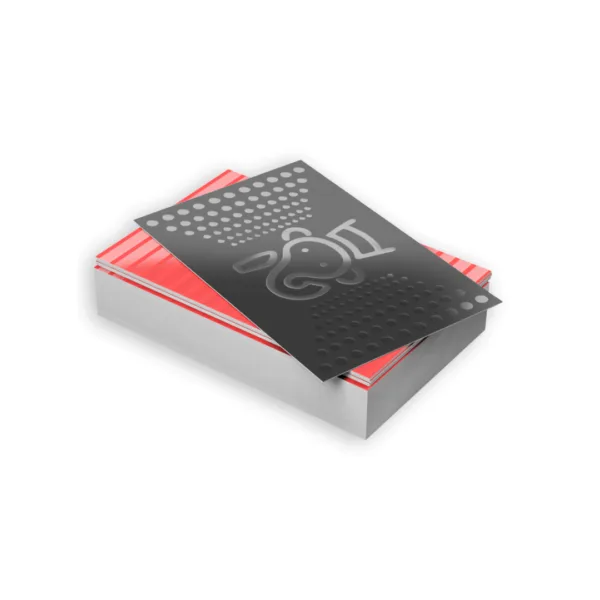 Spot UV On Suede Business Cards