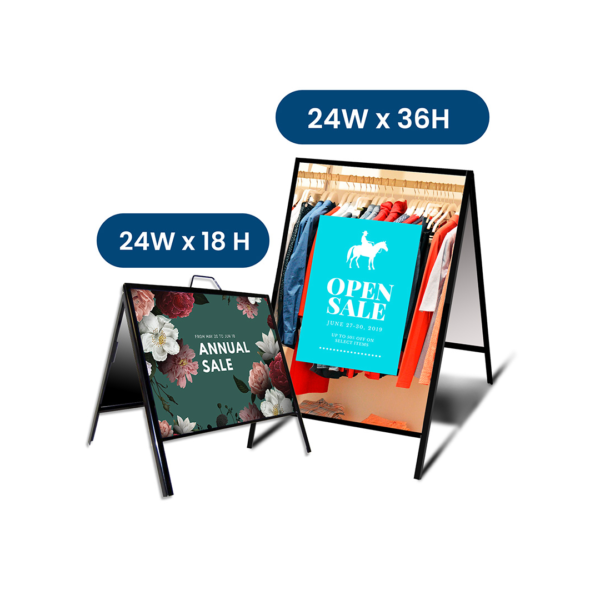 Metal A-Frame Signs