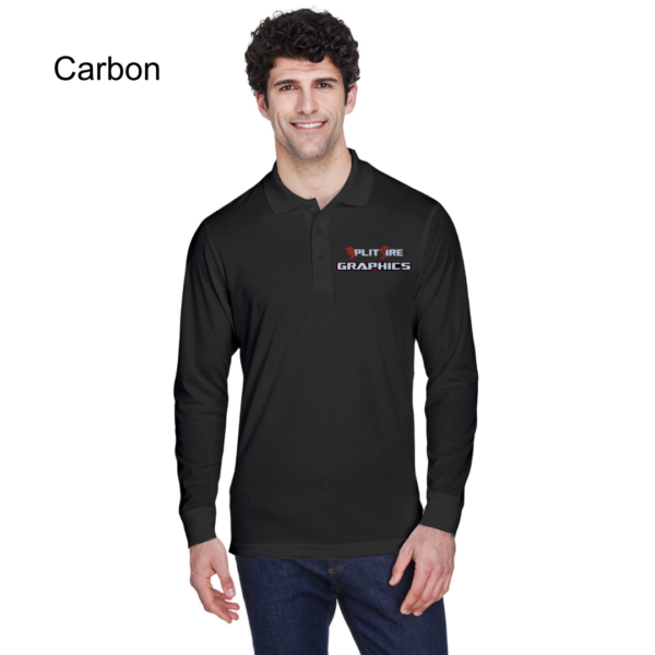 Long Sleeve Embroidered Polos - Image 4