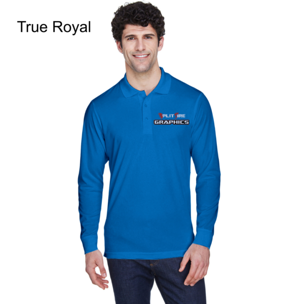 Long Sleeve Embroidered Polos - Image 10