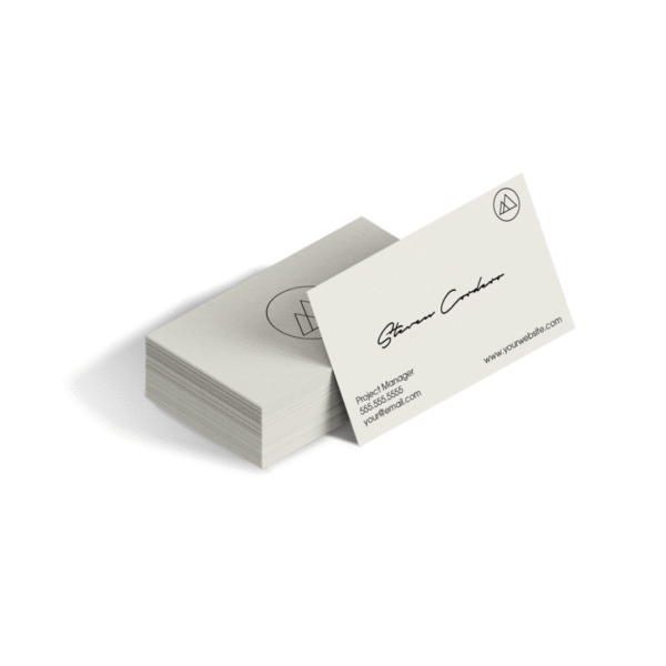 Natural Paper Business Cards